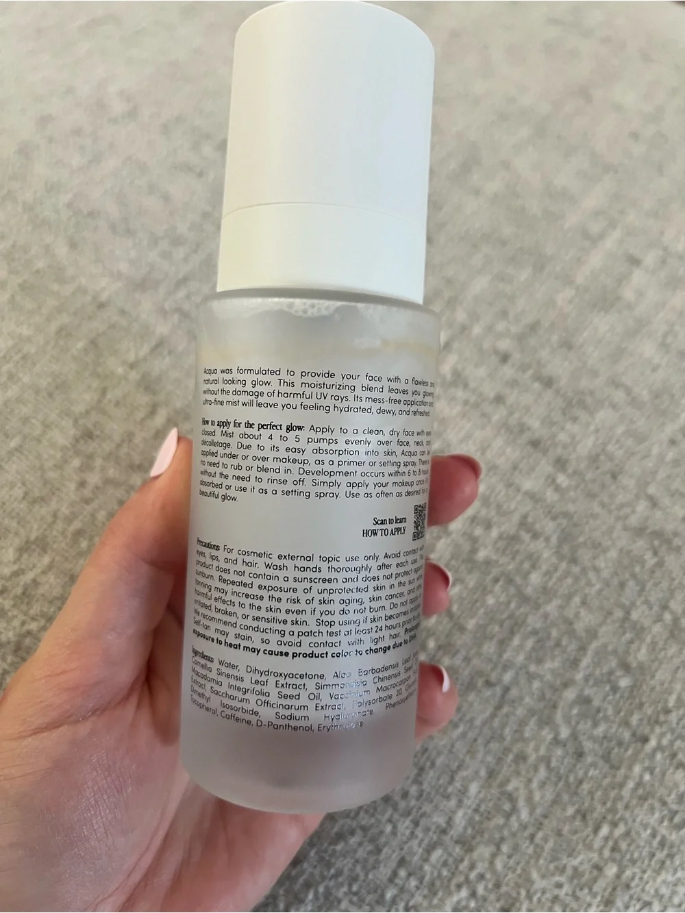 Dolce Glow Aqua Hydrating Face Mist